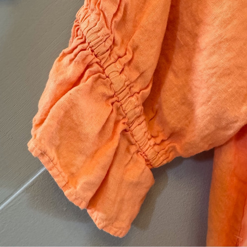 Velvet 100% Linen Mini Dress with Chic Style, size L but fits like XL- XXL - Picture 3 of 8